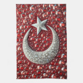 Küchentuch mit Türkischen Farben Design (Vertikal)