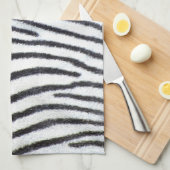 Küchentuch mit Zebra Design (Viertel Falte)