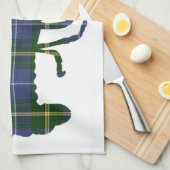 Küchentuch Nova Scotia Tartan karierter Hummer (Viertel Falte)