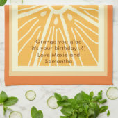 Küchentuch "Orange" (Gefaltet)