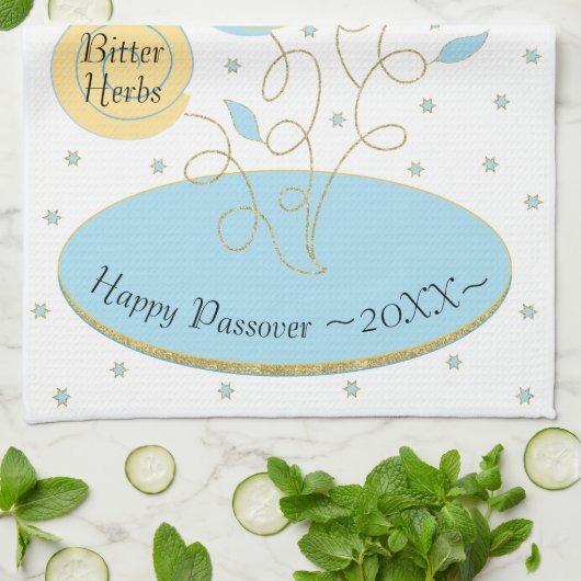 Küchentuch "PassoverSeder Plate" (Gefaltet)