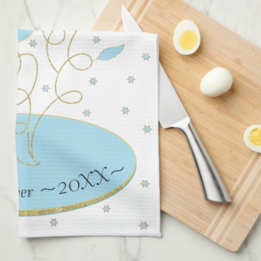 Küchentuch "PassoverSeder Plate" (Viertel Falte)