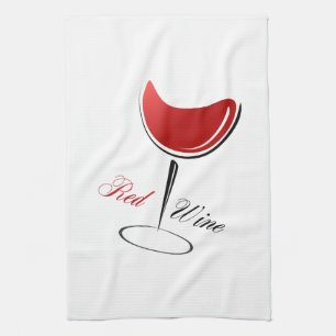 Küchentuch Roter Wein