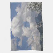 Küchentuch Wolken-Doughnut über Bergen (Vertikal)