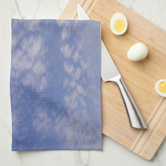 Küchentuch Wolkenplate (Viertel Falte)