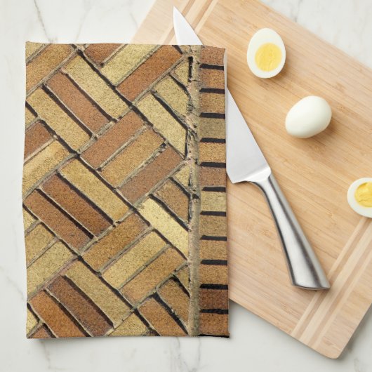 Küchentuch - Ziegelmuster (Viertel Falte)