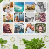 Küchentücher 24 Foto Gestreifte Vorlage (Gefaltet)