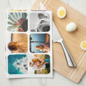 Küchentücher 24 Foto Gestreifte Vorlage (Viertel Falte)