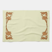 Küchentücher - Blätter aus Schmiedeeisen (Horizontal)