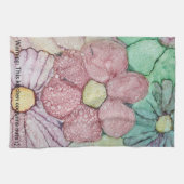 Küchentücher "Blume/Alkoholtinten" (Horizontal)