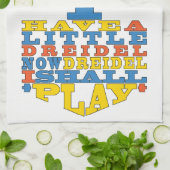 Küchentücher "Chanukah/Dreidel Play" (Gefaltet)