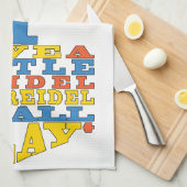 Küchentücher "Chanukah/Dreidel Play" (Viertel Falte)