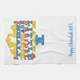 Küchentücher "Chanukah/Dreidel Play"