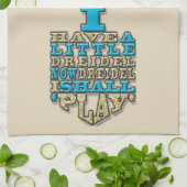 Küchentücher "Chanukah/Dreidel Play, Gold/Blue" (Gefaltet)