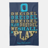 Küchentücher "Chanukah/O Dreidel Dreidel.." (Vertikal)
