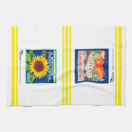 Küchentücher - Claremont CA 2 Fruchtkastenkennzeic