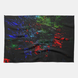 Küchentücher dunkle Mischfarbe Textur abstrakt
