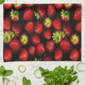 Küchentücher/Erdbeeren Geschirrtuch (Gefaltet)