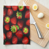 Küchentücher/Erdbeeren Geschirrtuch (Viertel Falte)