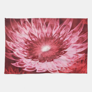 Küchentücher Fantasy Blume Rot