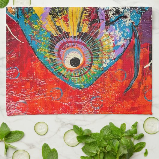 Küchentücher Fisch (Gefaltet)