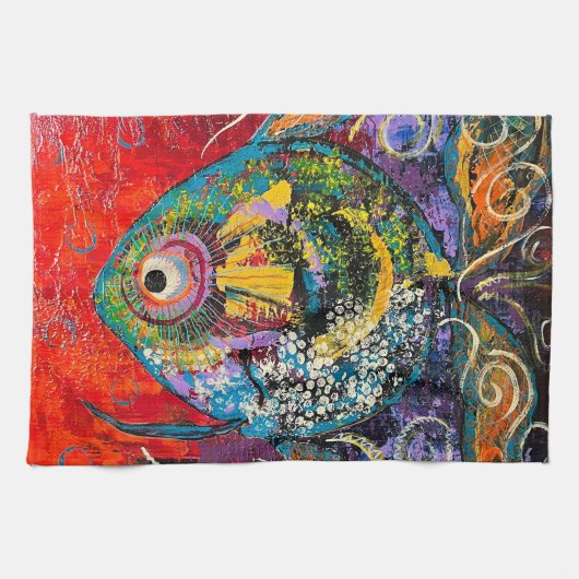 Küchentücher Fisch (Horizontal)