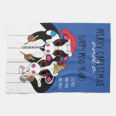 Küchentücher Frohe Weihnachten & ein glückliches M (Horizontal)