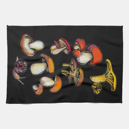 Küchentücher für Pilze (Horizontal)