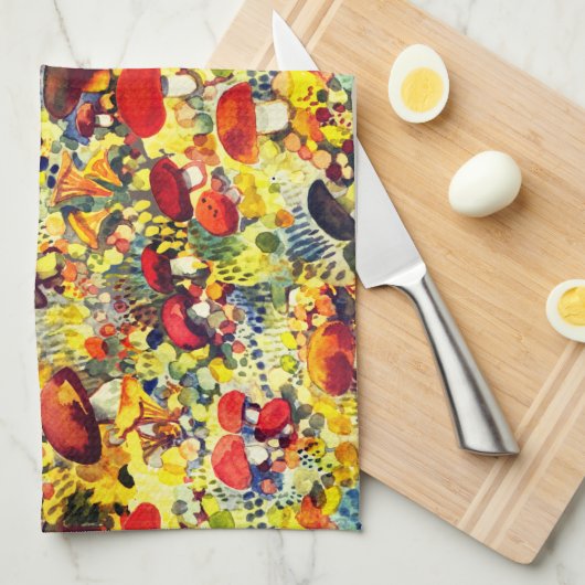 Küchentücher für Pilze (Viertel Falte)