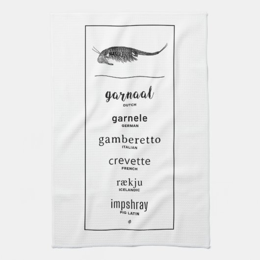 Küchentücher | Garnele (Vertikal)