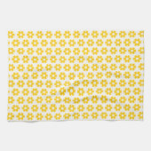 Küchentücher - Gelbe Florets (Horizontal)