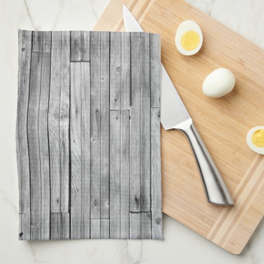 Küchentücher - Gewittertes Stallholz (Viertel Falte)