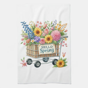 Küchentücher - Hallo Frühling Blumen Küchentücher
