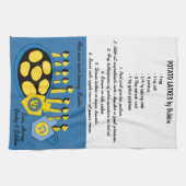 Küchentücher "Hanukkah BratLatkes Rezept" (Horizontal)