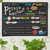 Küchentücher "Hanukkah Potato Latke Recipe" (Gefaltet)