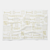 Küchentücher "Happy Passover Words " (Horizontal)