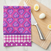 Küchentücher, Herz, Blume, Karos, Polka Dots Geschirrtuch (Viertel Falte)