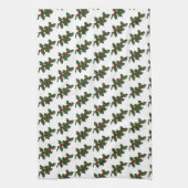 Küchentücher - Holly-Blätter und Berries (Vertikal)