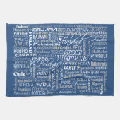 Küchentücher in den Städten Finnlands (Horizontal)