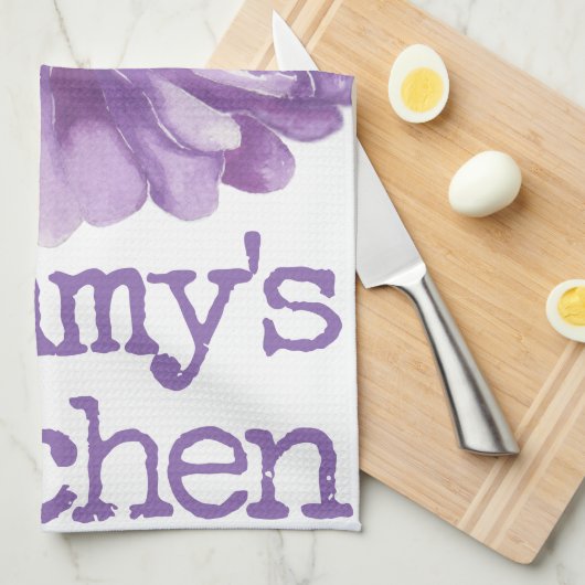 Küchentücher "Lavender Blume" (Viertel Falte)