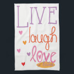 Küchentücher "Live Laugh Liebe a Latke Towel"<br><div class="desc">Küchentücher "Hanukkah Live Laugh Liebe a Latke Towel"Danke für das Anhalten und Einkaufen. Sehr geschätzt! Happy Chanukah/Hanukkah!Stil: Küchentücher 16" x 24"Brighten Sie jede Küche mit einem Set von Küchentüchern.Diese haltbaren Tücher aus einer Polyester-Polyamid-Mischung werden mit deinen Texten, Monogrammen oder Motiven großartig aussehen.Diese maschinenwaschbaren Geschirrtücher sehen nicht nur toll aus, sie...</div>