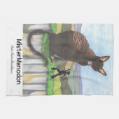 Küchentücher: Mister Manodon Geschirrtuch (Horizontal)