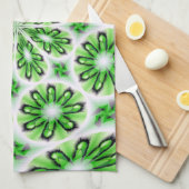 Küchentücher mit abstraktem Design (Viertel Falte)