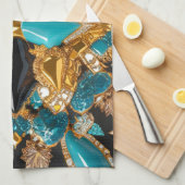 Küchentücher mit Bahamas Colors Design (Viertel Falte)