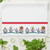 Küchentücher mit Blume auf der Wiese (Gefaltet)