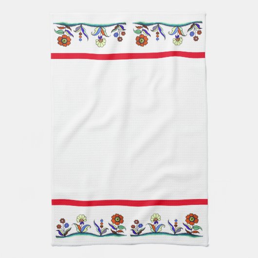 Küchentücher mit Blume auf der Wiese (Vertikal)