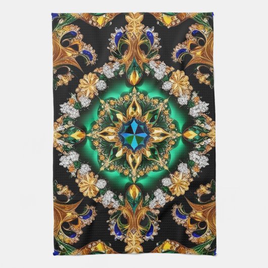 Küchentücher mit brasilianischer Farbgestaltung (Vertikal)