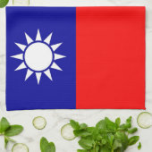 Küchentücher mit Fahne aus Taiwan (Gefaltet)