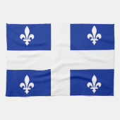 Küchentücher mit Fahne von Quebec, Kanada (Horizontal)