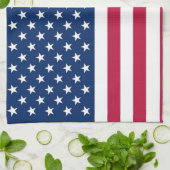 Küchentücher mit Fahne von U.S.A. (Gefaltet)